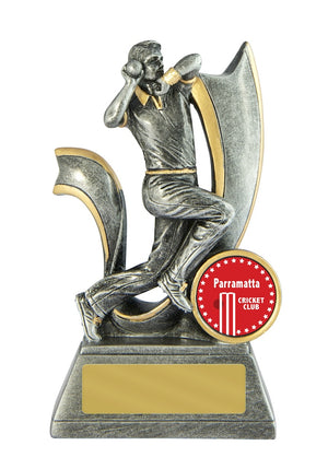 Velocity-Bowler trophy - eagle rise sports