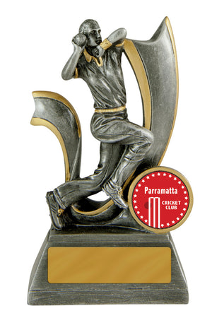 Velocity-Bowler Female trophy - eagle rise sports