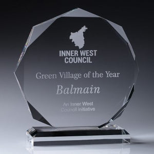 Acrylic Octagon Award