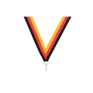 Black / Red / Gold Ribbon