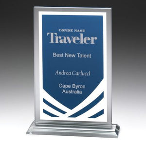 Blue Marvel Award Glass