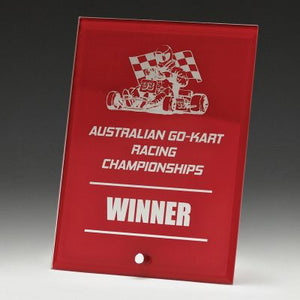 Craft Plaque Red - eagle rise sports