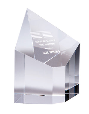 Crystal Clarity Series- 5 sided squat cube