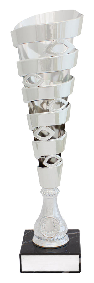 Silver Mega Spiral cup - eagle rise sports