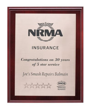 Super Gloss Plaque - Brushed Amber Bronze