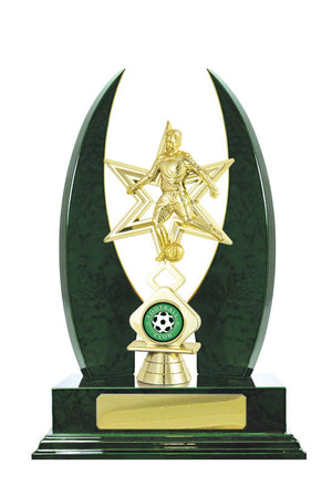 Timber Buildup Football Male trophy - eagle rise sports