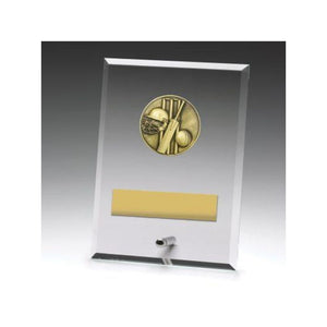 Glass Plaques - Cricket