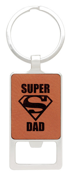 Rawhide Leatherette Keychain – Bottle Opener