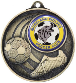 Football medal - Insert Option - eagle rise sports