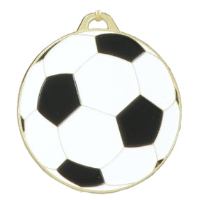 Football medal painted - eagle rise sports