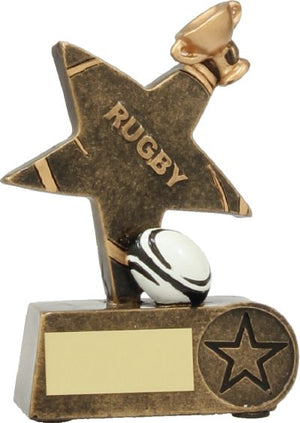 Rugby Sports Star trophy