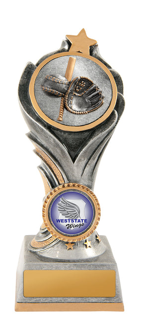 Flame Tower - Baseball trophy - eagle rise sports