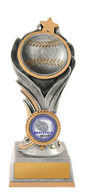 Flame Tower - Baseball trophy - eagle rise sports