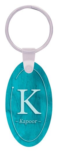 Colour Sublimation Keychain Oval