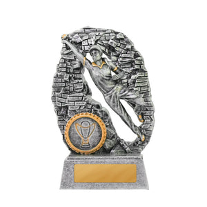 Crash Through Cricket Fielder Female Trophy - eagle rise sports