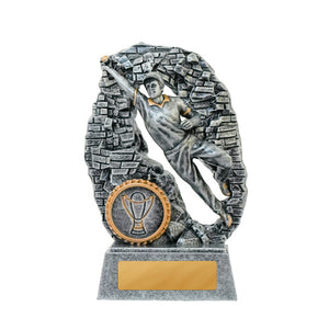 Crash Through Cricket Fielder Male Trophy - eagle rise sports