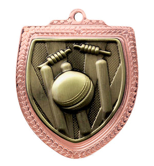 Shield Medal - Cricket Ball