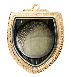 Shield Medal - Cricket Ball