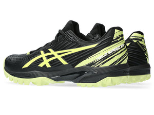 Asics Field Speed Ff Black/Glow Yellow shoes - eagle rise sports