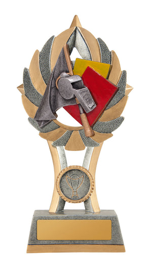 EziRez FIN Series - Refereee fotball trophies - eagle rise sports