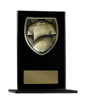 Black Glass Series Rugby Trophies