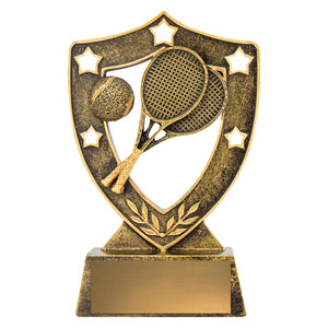 Tennis Gold Shield Trophies