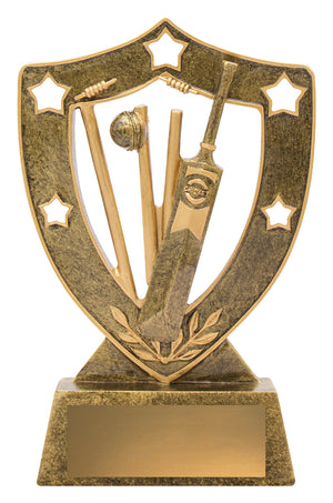 Cricket Gold Shield Trophy - eagle rise sports