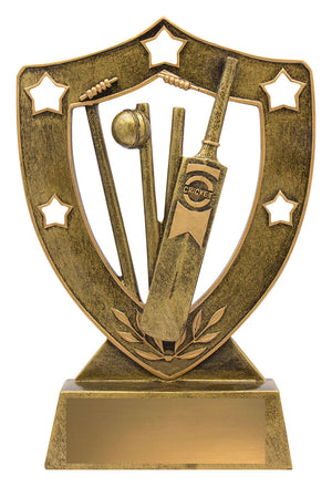 Cricket Gold Shield Trophy - eagle rise sports