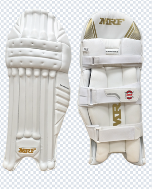 MRF Weapon Gold Cricket Batting Pads – Youth Right Hand