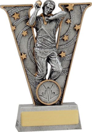 Cricket V- Bowler Trophy - eagle rise sports