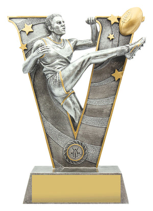 Aussie Rules V-Series Trophy - eagle rise sports