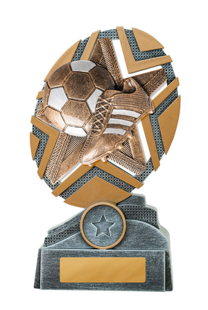 Starburst Stand Football Trophy - eagle rise sports