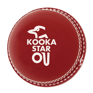 KOOKABURRA STAR SOFTA BALL JUNIOR CRICKET BALL - RED