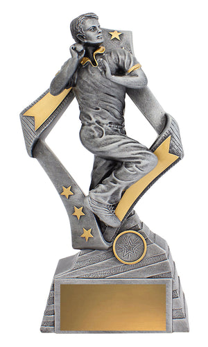 Flag Bowler Trophy - eagle rise sports