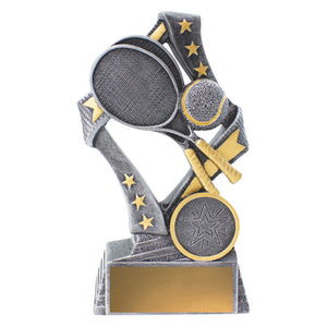 Flag Theme Tennis Trophies