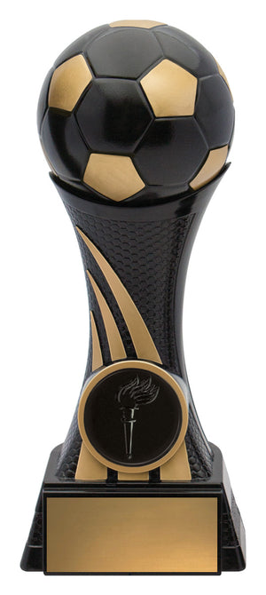 Football Ultra Tower Black & Gold Trophy - eagle rise sports