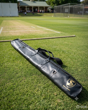 SG Deluxe PU Leather Cricket Bat Cover