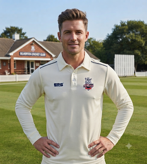 Silverton Cricket Club White Playing Shirt Long Sleeves I SENIORS