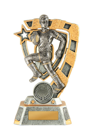 7 Stand-Rugby Male trophy - eagle rise sports