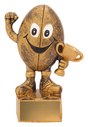 Aussie Rules Character rugby trophy - eagle rise sports