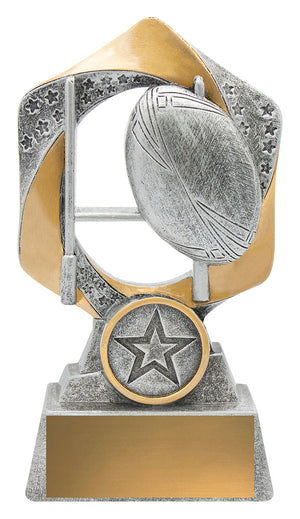 Hype Series Union / League rugby trophy - eagle rise sports