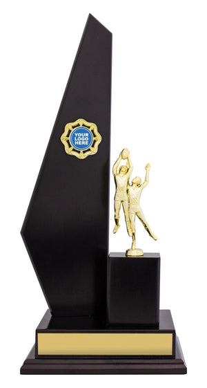 Footy Black Starboard Trophy - eagle rise sports