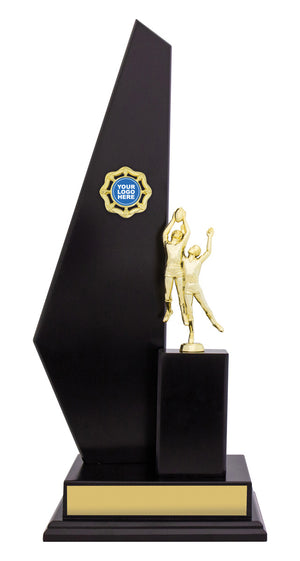 Footy Black Starboard Trophy - eagle rise sports