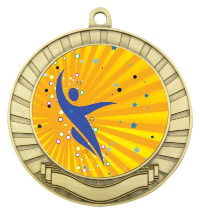 Eco Scroll Medal Dance Abstract