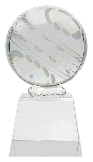 Cricket Crystal Ball Trophy - eagle rise sports