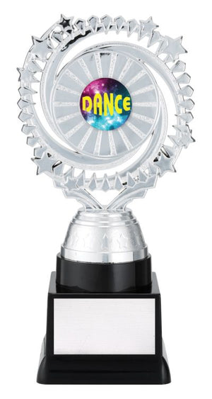Cosmic Silver dance trophies - eagle rise sports
