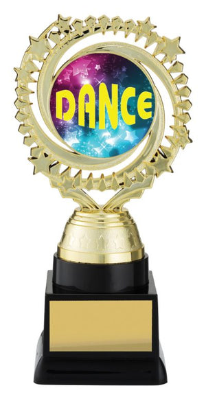 Gold Cosmic dance trophies - eagle rise sports