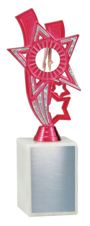 Dance Pink Stars dance trophies - eagle rise sports