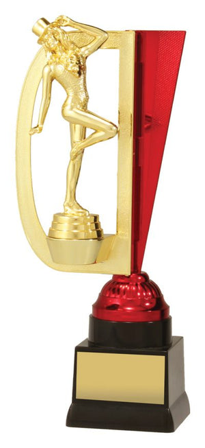 Red Magic dance trophies - eagle rise sports