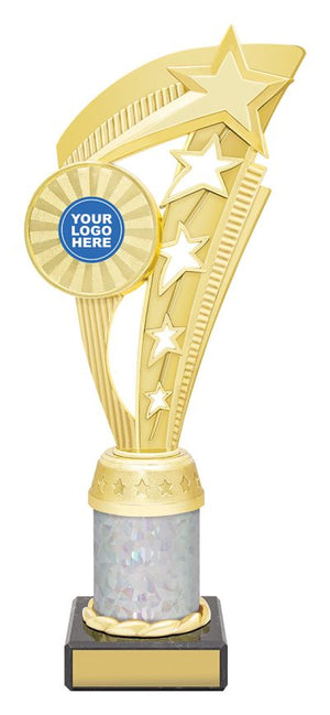Echo Star Gold dance trophies - eagle rise sports